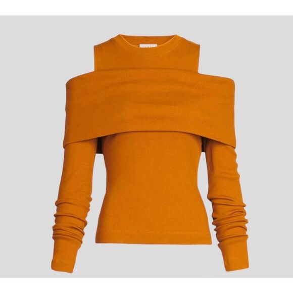 Tanya Taylor Sanna Cold Shoulder Top Size M - Picture 1 of 11